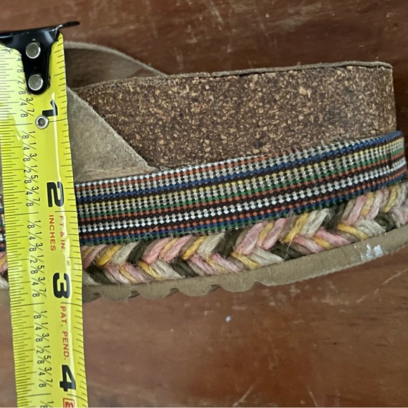 Chunky suede Platform Sandals - Picture 9 of 11